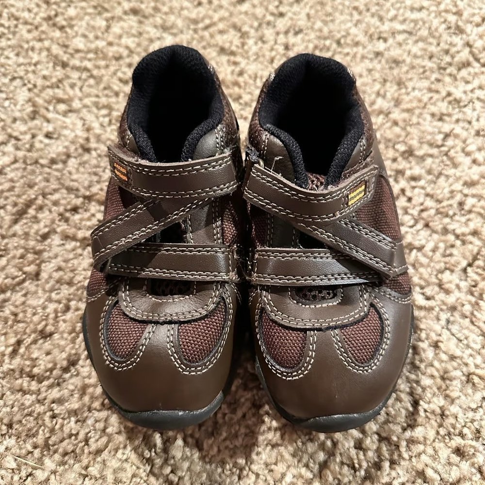 Toddler Boys Drexlite Brown Shoes Size 9